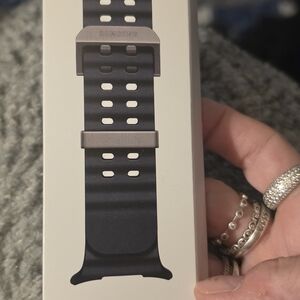 Samsung ULTRA OEM Silicone Watch Band with Gunmetal Hardware
